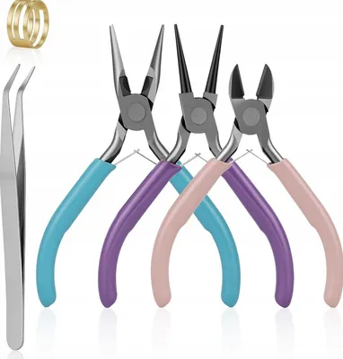 Produktbild von 4-teiliges Schmuckzangen Set Präzisionswerkzeug DIY