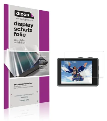 Produktbild von 4x Schutzfolie für AAFGVC Swevix C1S klar Displayschutzfolie Folie Display Schutz dipos