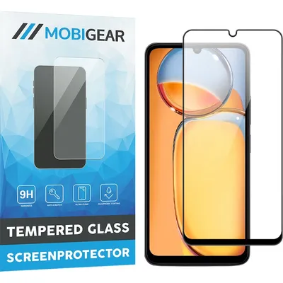 Produktbild von Mobigear Premium  Xiaomi Redmi 13C Panzerglas Gehärtetes Glas Displayschutz - Hüllenfreundlich - Schwarz