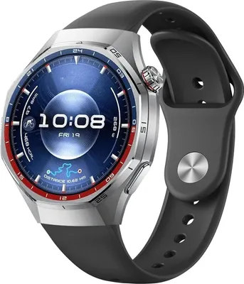 Immagine prodotto di Cinturino in silicone per Huawei Watch GT 6 Pro con fibbia inversa regolabile nero