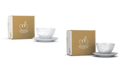Produktbild von Fiftyeight Tassen-Set 2-tlg.  200 ml Nr 009 weiß Kaffeetassen