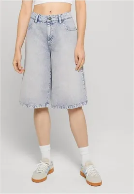 Obrázok produktu pre Dámské kraťasy Urban Classics Ladies Denim Bermuda dustypurple washed - 28