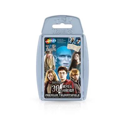 Produktbild von Top Trumps Harry Potter 30 Hexen und Zauberer Quartett Spiel Kartenspiel