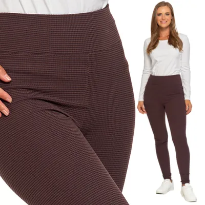Obrázek produktu pro Dámské pruhované kamaše Teplé, silné kamaše s vysokým pasem MORAJ S/M