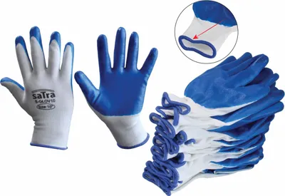 Produktbild von Nitrilbeschichtete Schutzhandschuhe, Größe 10,12 Paar
