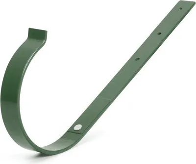 Produktbild von BRYZA Gerader Rinnenhaken aus Metall Ø 75 mm, Grün RAL 6020