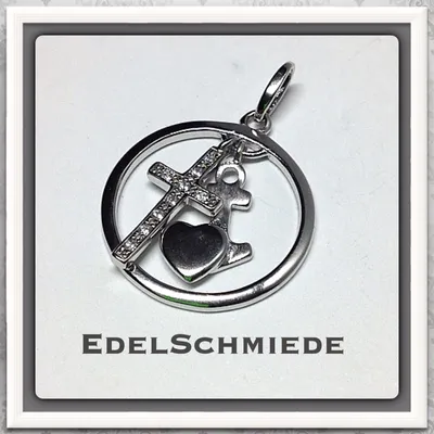 Produktbild von Glaube Liebe Hoffnung 925 Silber als Anhänger