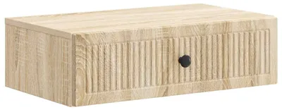 Image de vidaXL Table d'appoint murale en chêne Sonoma 59 x 34,5 x 17 cm