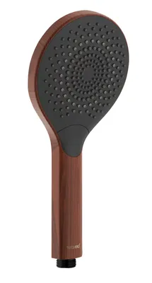 Obrázek produktu pro WENKO Duschkopf Watersaving Wood, Ø 12 cm, Braun