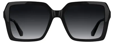 Produktbild von Calvin Klein Jeans Women's Sunglasses CKJ26602S - Black with Gradient Smoke Lens