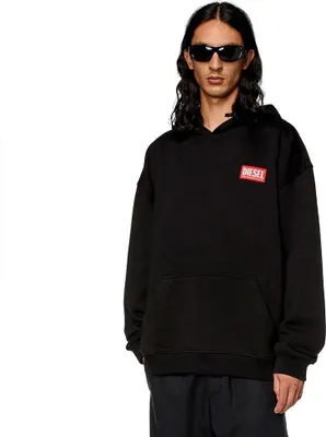 Produktbild von Diesel Nlabel L1 Kapuzenpullover Schwarz S Herren Schwarz S