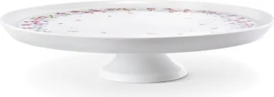 Produktbild von Leander Kuchenteller auf Beinen, 28 cm, RoseLine, Leander, Tschechisches Porzellan