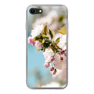 Produktbild von MuchoWow® Handyhülle Schutzhülle Hülle für iPhone 8 Blumen - Blüte - Frühling Silikon Softcase Handy Hülle - Schutzhaube