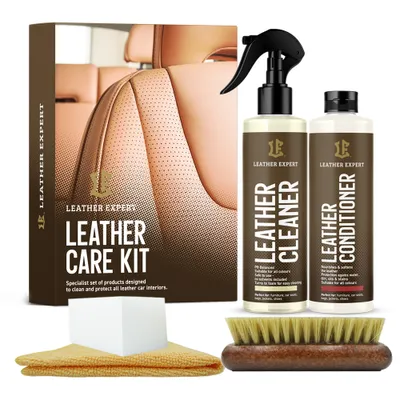 Produktbild von Leather Expert Care Kit 2x250ml - Reinigungs- und Pflegeset für Ledermöbel LE-18-CK2250