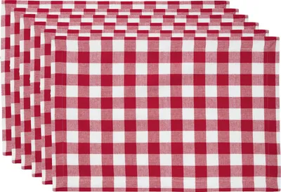 Produktbild von REDBEST Tischset Nashville" 6er-Pack rot 30x45 cm"
