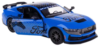 Produktbild von Kinsmart 2024 Ford Mustang Dark Horse Modellauto 1:38 Blau