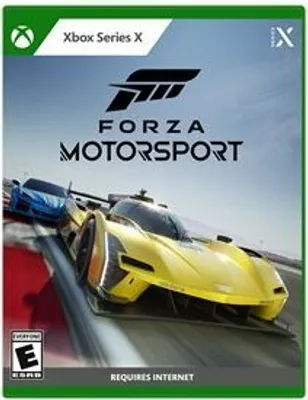 The image shows the cover art for the video game Forza Motorsport for Xbox Series X.