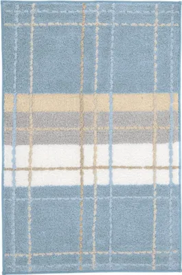 Produktbild von Kleine Wolke Badteppich KARA Stahlblau 70 x 120 cm