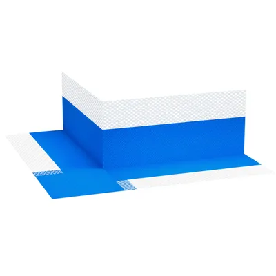 Image de Joints d'étanchéité, 8 pièces. Coins extérieurs, matériau élastomère, membrane liquide, pour douche, salle de bain, pièces humides. Marque LEVEL+, référence B01