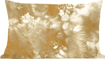 Produktbild von MuchoWow® Zierkissen Sofakissen Wohnzimmer Dekokissen 50x30 cm Gold - Farbe - Abstrakt - Wohnzimmerdekoration - Polster mit Photo