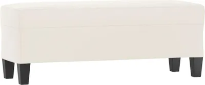 Produktbild von vidaXL Sitzbank Beige 100x35x41 cm Mikrofasergewebe