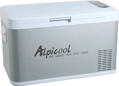 Produktbild von Compass 07081 - Kühlbox ALPICOOL SILVER FROST mit Kompressor 25l 230/24/12V -20°C