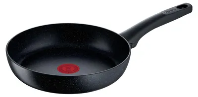 Produktbild von Tefal Black Stone G28104, Rund, Allzweckpfanne, Schwarz, Mineralia +, 175 °C, Aluminium