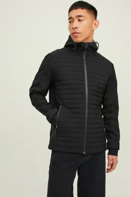 Produktbild von Kapuzen Übergangsjacke Hybrid Stepp Blouson Leicht Gefüttert JCOTOBY |