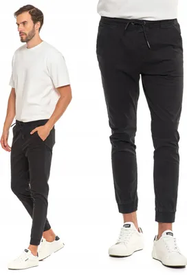 Produktbild von Schwarze Herren Jogginghose Bequeme Hose mit Kordelzug MORAJ r. 31