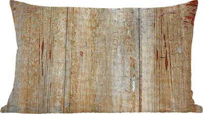 Produktbild von MuchoWow® Zierkissen Sofakissen Wohnzimmer Dekokissen 60x40 cm Vintage - Regal - Holz - Rost - Ländlich - Kopfkissen - Polster mit Foto
