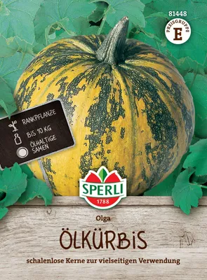 Produktbild von SPERLI Kürbissamen Olga Cucurbita pepo var. styriaca 15 Pflanzen