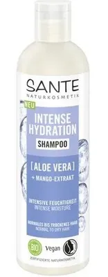 SZAMPON NAWILŻAJĄCY DO WŁOSÓW SUCHYCH ALOES I MANGO ECO 250 ml - SANTE