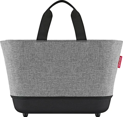 Produktbild von reisenthel shoppingbasket, faltbarer Einkaufskorb, Einkaufstasche, Twist Silver, 22 L, BE7052