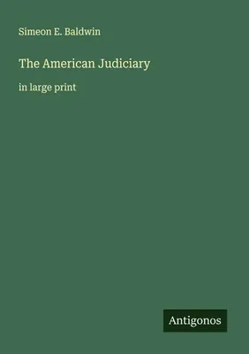 Produktbild von The American Judiciary