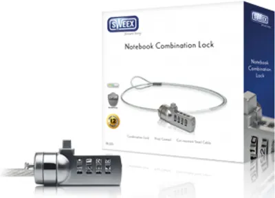 Produktbild von Sweex Notebook Combination Lock, 1,5 m