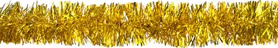 Produktbild von Weihnachtsgirlande Lametta 5cm, 3 Meter gold