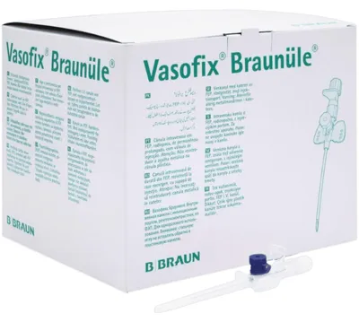Immagine prodotto di Vasofix Braunüle 22 G blu (50 pezzi)
