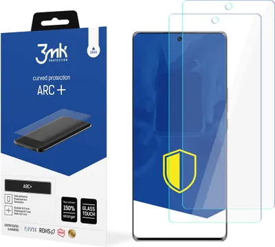 Produktbild von 3mk Display Schutzfolie ARC+ für Honor 60  0,17mm Self-Heal (2 Stück)