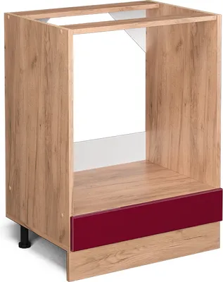 Zdjęcie produktu dla Szafka kuchenna Vicco R-Line Czerwony połysk 60 cm bez blatu roboczego, Model 37141