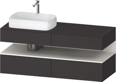Produktbild von DURAVIT QA4765084800010 QTG KWTU WH Ek. 1400x550x600 Gt Smt H