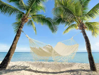 Produktbild von Hängematte Ibiza Fransen Boho Outdoor Camping Tragbar mit Tragetasche 100x200cm