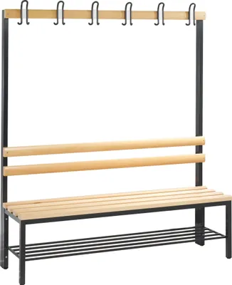 Produktbild von C+P Garderobenbank 8051110S10000 Schuhrost 1710x1500x403mm sgr