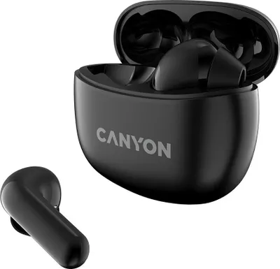 Obrázek produktu pro Canyon CNS-TWS5B sluchtka/nhlavn souprava Bezdrtov sluchtka do u Voln/Hudba/Sport/Kadodenn pouit USB Type-C Bluetooth Black