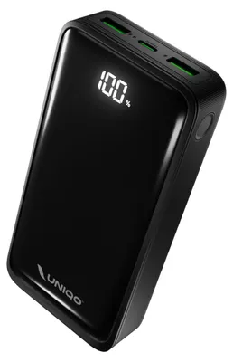 Immagine prodotto di UNIQO Powerbank 20.000Mah, Con Porte USB-A AFC 22,5W E USB-C PD20W