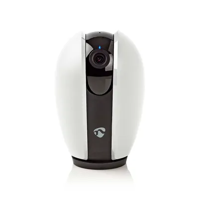 Produktbild von Nedis SmartLife Innenkamera - Full HD 1080p - Pan tilt - Cloud Storage (optional) / microSD (not enthalten) - Nachtsicht - Dunkelgrau / Weiss