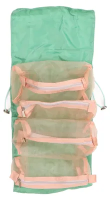 Produktbild von Kosmetiktasche zum Zusammenrollen, 4-in-1-Reiseaccessoire-Organizer