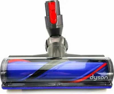 A close-up shot of a vacuum cleaner brush head.