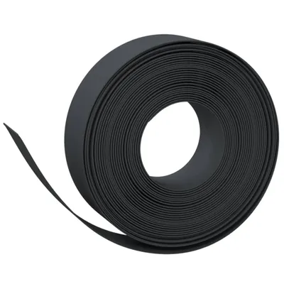 Produktbild von vidaXL Rasenkante Schwarz 10 m 15 cm Polyethylen