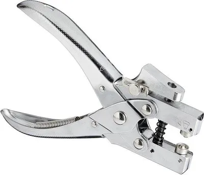 Produktbild von Famanu Handstanze 1 Loch - Metall schwarz