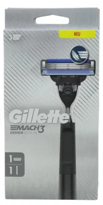 Produktbild von Gillette Mach 3 Design Edition Scheerhouder + 1 Mesje